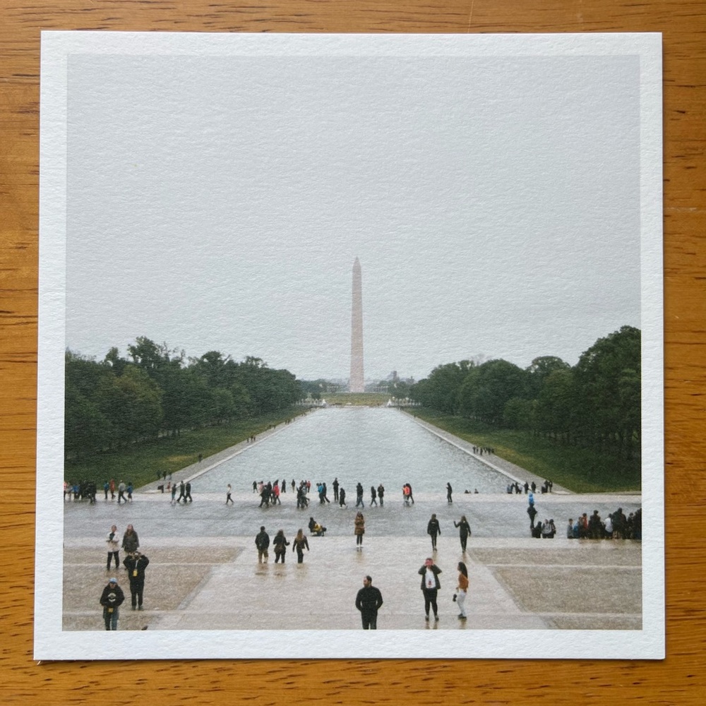 Art Print / 5x5 / Washington Monument / 35mm Film
